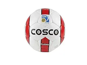 Cosco Permalast Football, Size 4 (White/Red/Black)