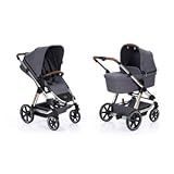 kinderwagen chromräder LEICHTE BABYWANNE FÜR NEUGEBORENE: Weich gepolsterte Tragewanne mit einer komfortablen Matratze zum Schlafen und Henkeln zum Tragen. Super: Die Schutzdecke ist später als Buggy Fußsack verwendbar.