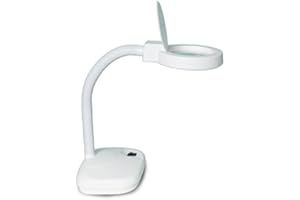 Concise Home Daylight Led Lampada con lente d' ingrandimento LUCE FREDDA BIANCA PER ESTETISTA, ESTETICA, LABORATORIO E LAVORI DI PRECISIONE