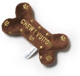 Chewy Vuitton Bone Dog Toy-- by Dog Diggin Designs