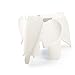 Produktbild Vitra 21502901 Eames Elephant weiss, durchgefärbtes Polypropylen, matte Oberfläche, 417 x 412 x 785 mm