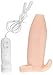 Produktbild Fantasy X-Tensions by Pipedream PD4122-21 Real Feel Duo Clit Climax Her Penis Extension - Penis Sleeve / Penishülle mit Vibration - 15,2 cm lang - Außen-Durchmesser: 4 cm - skin