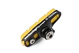 carbon  Rex Articoli Tecnici Full Flash Pro  Kit de 2 portazapatas, Unisex, Amarillo/Carbono