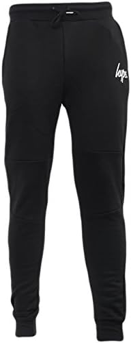 HYPE JOGGERS - Boys / Mens Sweatpant Jogger - Script Jogg - Black - XS - W28