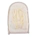 Produktbild IPOTCH 2 in1 Natur Peelinghandschuh Körper & Gesicht Peeling Handschuh Luffa Schwamm Badeschwamm Duschschwamm - Beige