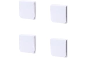 Lmyzcbzl Duschvorhang Clips, 4 Pcs Selbstklebend Dusche Vorhang Clips, Plastik Selbstklebend Duschvorhang Klammern, Selbstklebende Vorhang Klammer, zum Halten von Duschvorhang und Vorhang