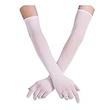 Damen Vollfinger Lange Handschuhe, Einheitsgröße