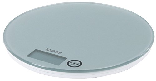 König HC-KS23N Küchenwaage, Glas / Kunststoff, weiß, 3,3 x 25 x 22 cm - 2