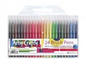 shop inc 24 Arty rusée multicolore Pinceau - Flexible Incliné