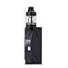 Produktbild Yeleo Trossetry E Shisha E Zigarette 200W Einstellbar 2200mAh 3.0ml Top Refill Verdampfer 18650 Veränderbare Batterie USB Lade 0.2 Ohm Verdampfer TC Temperaturregler Box Mod Kein Nikotin Tabak (schwarz)
