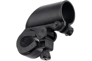 ABOOFAN Bike Flashlight Mount, Bicycle Handlebar Flashlight Holder, 360 Degree Rotation Bike Flashlight Handlebar Holder Mount Clip Support Clamp