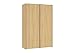 Produktbild 2trg Kleiderschrank Express Schlafzimmer Schrank Schwebetürenschrank Ahorn Optik