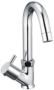 DRIZZLE Brass Chrome Plated 360 Degree Moving Water Foam Flora Swan Neck Spout Tap , Silver