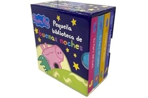 Peppa Pig. Libro juguete - Pequeña biblioteca de buenas noches: La hora del cuento - La hora de soñar - La hora del baño - La hora de dormir