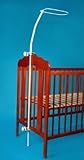 Himmelstange für Baby Kinderbett Bett inkl. Befestigung Himmelhalter zum Klemmen