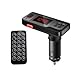Produktbild Perbeat Auto-Bluetooth-FM-Transmitter, USB-Auto-Ladegerät, kabellos, Radio-Adapter, Audio-Empfänger, mit Freisprechfunktion und AUX-Eingang, mit Micro-SD-/TF-Kartenschlitz und Infrarot-Fernbedienung