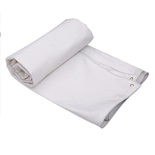 Preisvergleich Produktbild LFF- Encrypted Thick Tarpaulin wasserdichtes Hochleistungsweiß-Sonnenschutz-Plane... (größe : 6X5m)