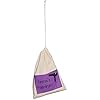 Personalised - Hairdryer Small Storage Bag - PURPLE DESIGN - Small Natural Cotton Drawstring Bag - SUPPLIED EMPTY