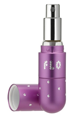Flo Refillable Fragrance Atomiser, Purple with crystals 4.7 ml