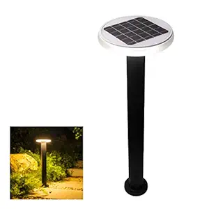 Homehop 15Watts Solar LED Lights for Garden Home Outdoor Decoration Lamp Waterproof Path Lamp for Patio (Multi Colour, Round,80CM)