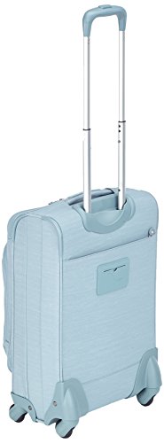 Kipling Youri Spin Equipaje de mano, 55 cm, 33 Litros, Azul (Dazz Soft Aloe)