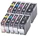 Price comparison product image Premier Cartridges  PGI-5 / CLI-8 - 10 Item Multipack Compatible Ink Cartridges for Canon Pixma iP4200 iP4300 iP4500 iP5100 iP5200 iP5200R iP5300 MP500 MP530 MP600 MP600R MP610 MP800 MP800R MP810 MP830 MP950 MP960 MP970 9000 MX850 - CLI8/PGI5 (Contains: any combination of CLI-8C, CLI-8Y, CLI-8M, CLI8BK, PGI-5BK) - Latest Chip Installed, Ready For Use, No Fuss!