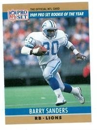 Preisvergleich Produktbild 1990 Pro Set #1 Barry Sanders ROY by Pro Set