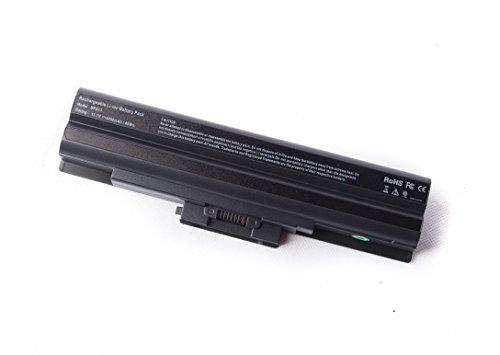 OEM Ersatzakku für Sony Notebookakku Laptopakku Typ Sony VGP-BPS13, VGP-BPS13A, VGP-BPS13B, VGP-BPL13, VGP-BPS21, VGP-BPS21A, VGP-BPS21B, VGP-BPL21, Kapazität: 11,1v bzw.10,8v / 4400mAh, Farbe: Schwarz Black - 2