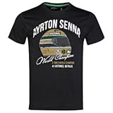 senna helmet crash Material: 100 % Baumwolle Ayrton Senna T-Shirt World Champion, S