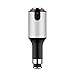 Price comparison product image Car Charger with Electric Shaver, Lauva 2 in 1- Dual USB Cigarette Charger for IPhone Cell Phone Smartphone Ipad and Safety Razor Beard Clipper for Men (Silver)