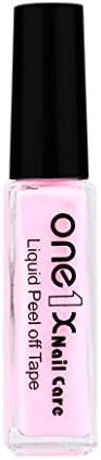 Tonsee Peel Off Liquid Tape Latex Tape Peel Off Base Coat Nail Art Liquid Palisade (Pink)