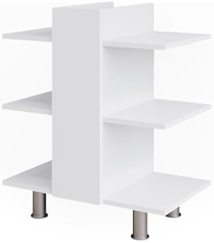 Mobile Bagno Sottolavabo Con Rotelle - 2 Ripiani, 34x55x67 Cm, Cromo, Marca Feridras - Foto 13