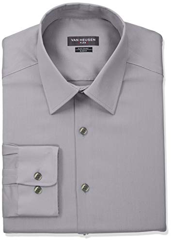 Van Heusen Mens Flex Collar Slim Fit Stretch Dress Shirt