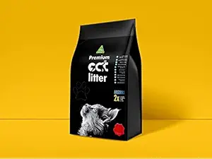 ADWIN BIOCARE Premium Cat Litter | 99.9% Dust-Free, Low Tracking, Easily flushable, Superior Odor Control & Natural Ingredients - 5 Kg (11.23 Lbs)