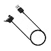 Price comparison product image 1 Meter Long Charging Cable TPE Flexiable Cord Replacement For Garmin Vivosmart HR/HR Plus Smart Wristband fgyhty