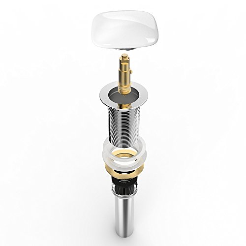 Push Open AA61 ohne Überlauf-Funktion edel verchromt mit Keramik-Deckel und Rohrverlängerung - 3