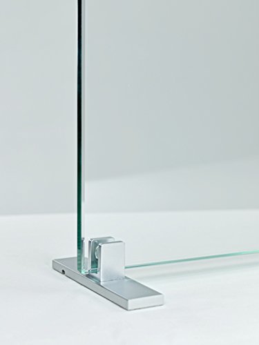 Spritzschutz Halterung ohne Bohren Herd Kochinsel mit Glasplatte 60cm Breite