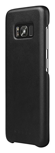 Mujjo Leder Schutzhülle für Galaxy S8, Plus schwarz schwarz