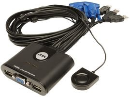 Preisvergleich Produktbild 2 Port USB KVM Switch - AT-CS22U-AT