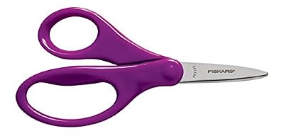 FISKARS Ciseaux Enfants 13 cm Antimicrobien bouts ronds +4 ans droitiers