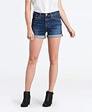 shorts levis mujer tiro alto  Levi\'s 501 Short Long Pantalones Cortos, Azul (Blue Clue 0006), W29 (Talla del Fabricante: 29) para Mujer