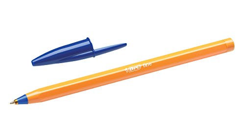 BIC Kugelschreiber Orange fine / 20 Kulis in Blau / Strichstärke 0,35 mm – fein / Dokumentenecht - 15