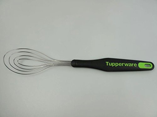 TUPPERWARE Griffbereit Tellerbesen schwarz-grün D165 Schneebesen TOP-Tellerbesen 9550 - 4