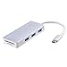 Produktbild 6-in-1-Premium-Adapter vom Typ C mit PD-Ladeanschluss 4K-HDMI-Ausgabekartenleser 3 USB 3.0-Anschlüsse für Typ-C-Laptop (Splitter)