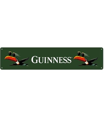 Nostalgic Guinness Wooden Sign With Taste Of Ireland And Pint