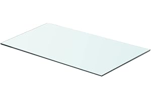 WIFESE Panneau pour Étagère Verre Trempé Transparent 60x30 cm Épaisseur 8 mm Étagère de Maison Magasin Tablette Salle de Bain Chambre à Coucher Autres Accessoires de Salon Étagère de Douche