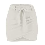 Material:Poliéster | Colorear: Caqui, Blanco, Rosa | Personas aplicables:mujer/niña/chica/adolescentes mujer/Jóvenes Niña/Hembra | El paquete incluye: Falda Mujer Elástica Plisada Básica Patinador Multifuncional Corto Falda