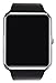 Produktbild SmartWATCH Premium G4 Bluetooth Uhr Watch für Android Smartphones (inkl. Whatsapp Benachrichtigungen übertragen*) mit SIM-Karten Slot Technikware Schwarz/Silber