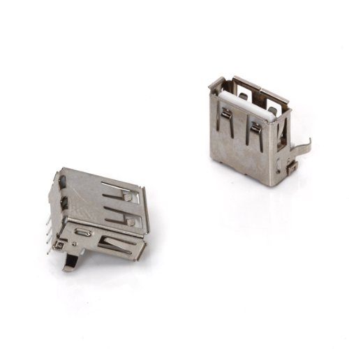 SODIAL(R) 10 Stk. USB Typ-A Buchse 90 Grad Buchse Buchse fuer Reparatur - 5