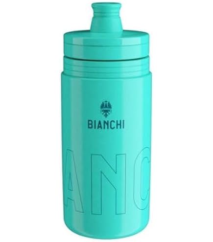 Gourde Vélo Cobra Bianchi Celeste NOS 500ml, Plastique Sans BPA, Rare